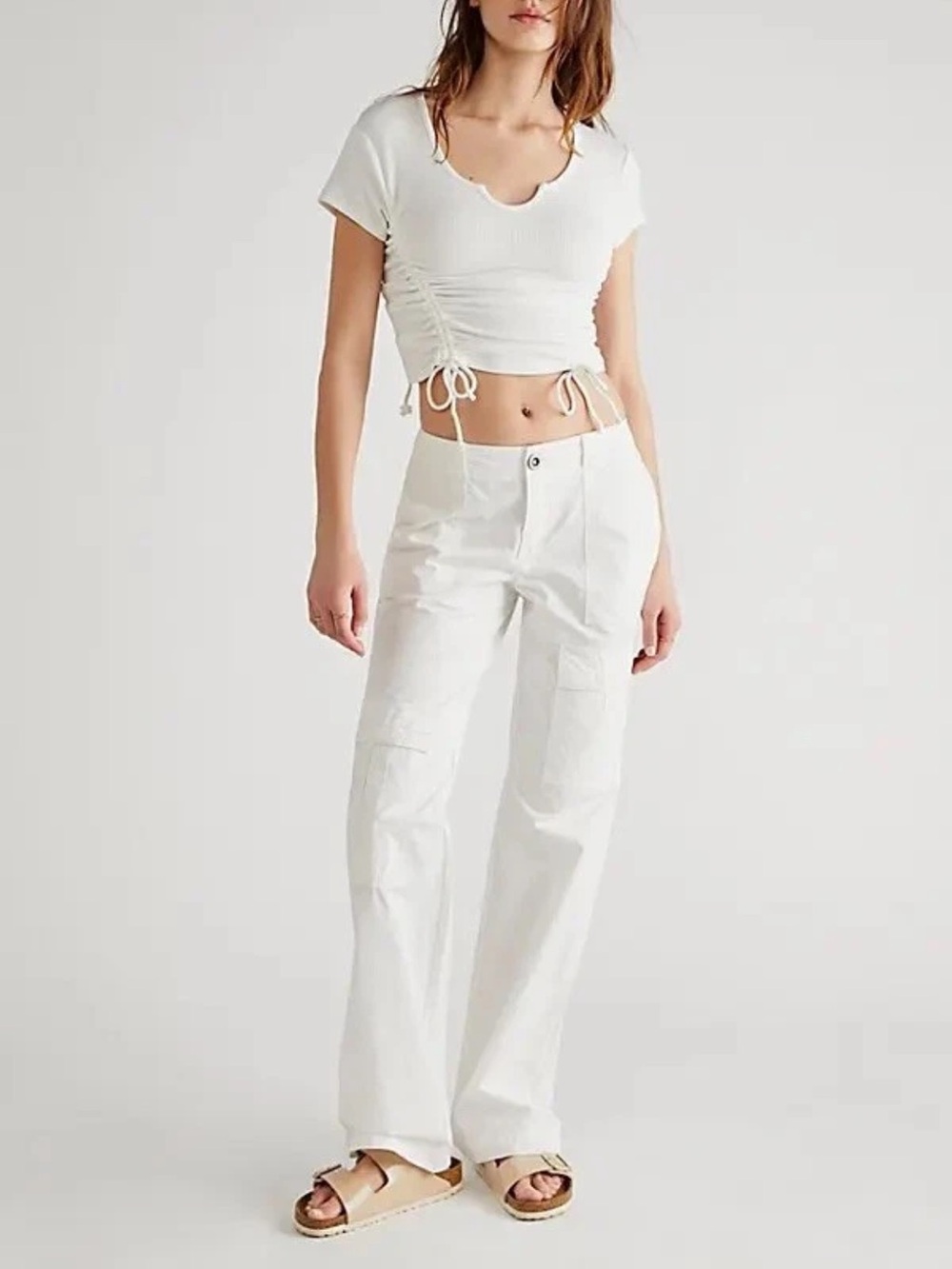 Free People Women’s The Thing Is Low-Rise Utility Pants. Size 4.